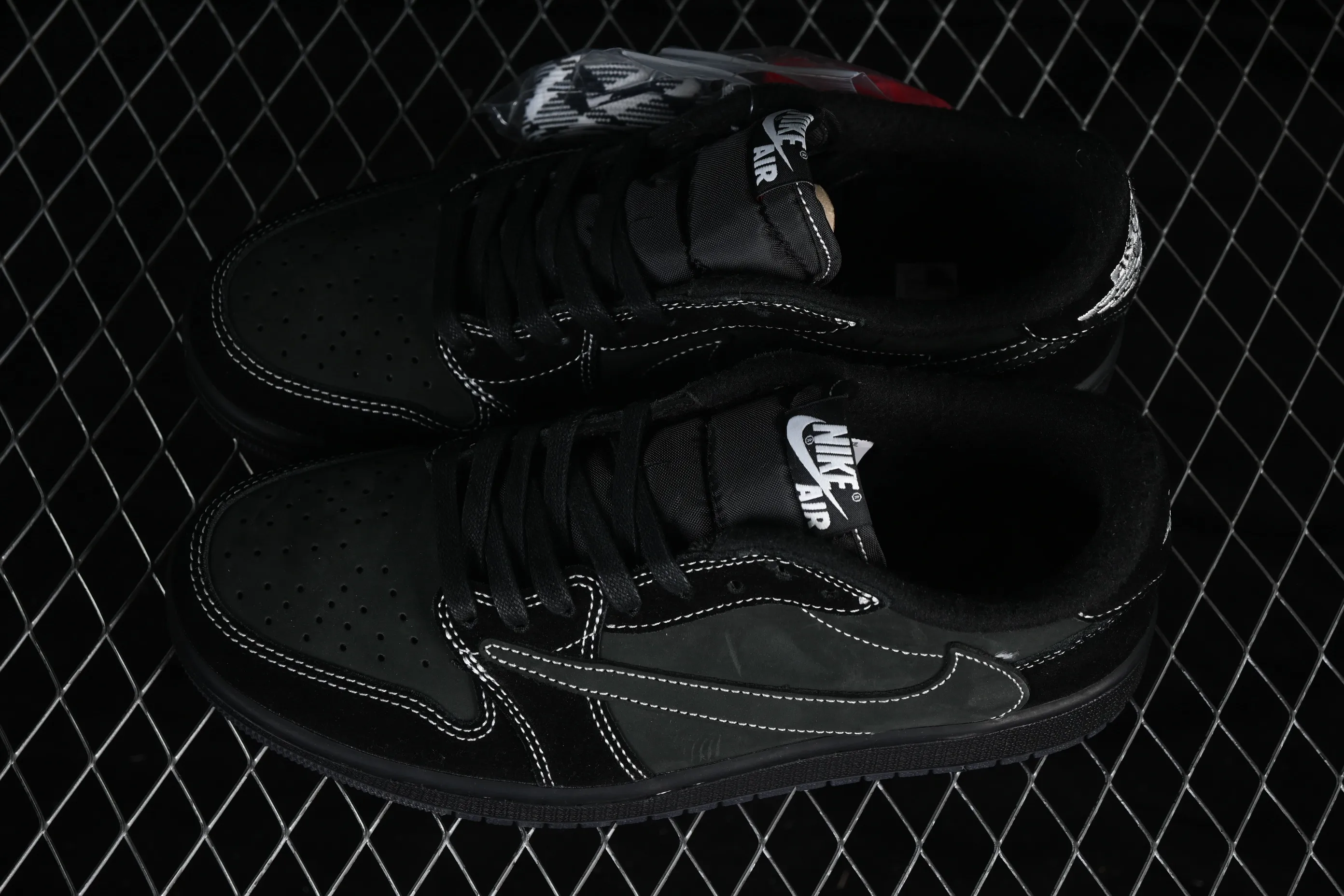 All categories Air Jordan Jordan series basketball shoes Air Jordan 1 Low ZG version Travis Scott x Air Jordan 1 Low OG AJ1 Joe 1 undercut low top full head layer DM7866-001